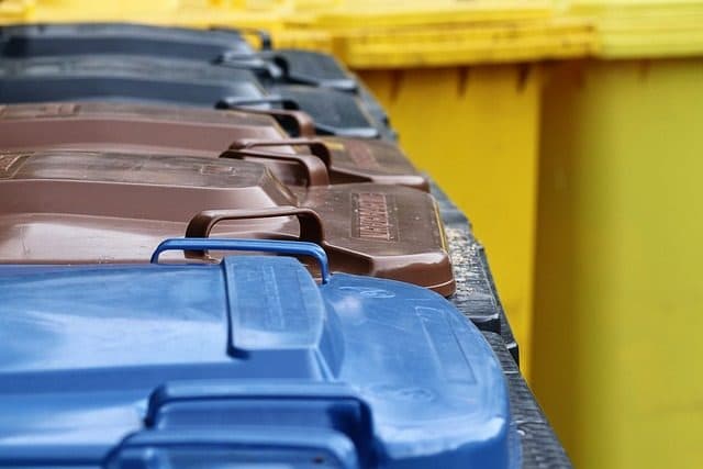 Different waste bins