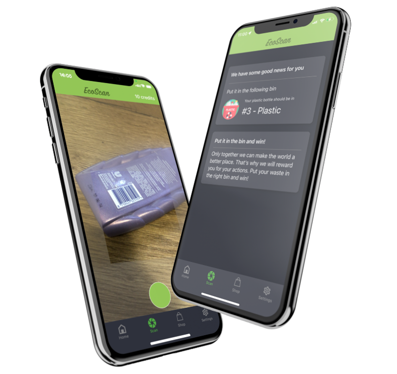 EcoScan App in Actie