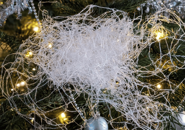 Afbeelding van netje met een kerstboom
